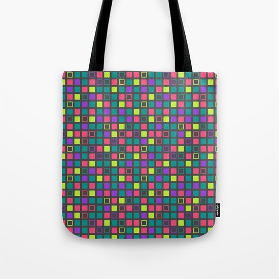Night On The Town Square Pattern Tote Bag