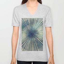 Abstract Vintage circles infinite V Neck T Shirt