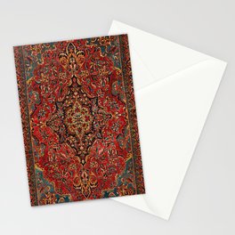 Antique Persian Sarouk Area Rug Stationery Card