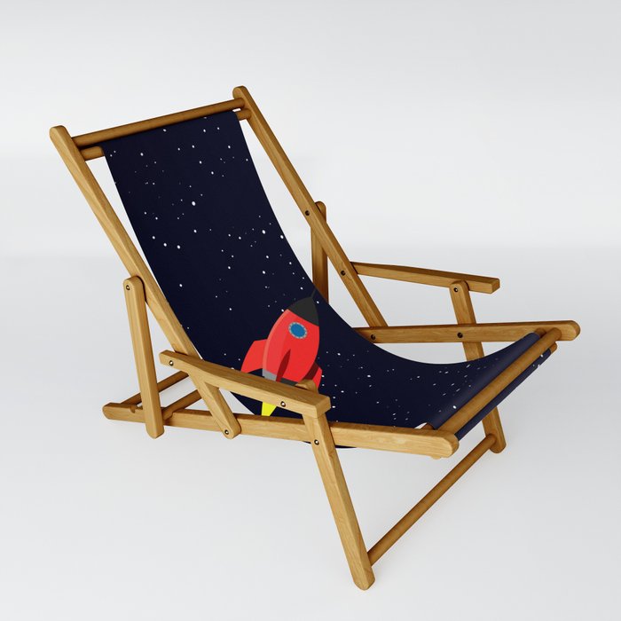 Rocket in space Sling Chair