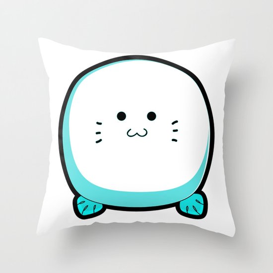 COTTON BALL Throw Pillow