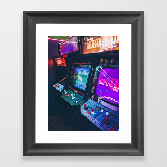 Arcade Machines Framed Art Print