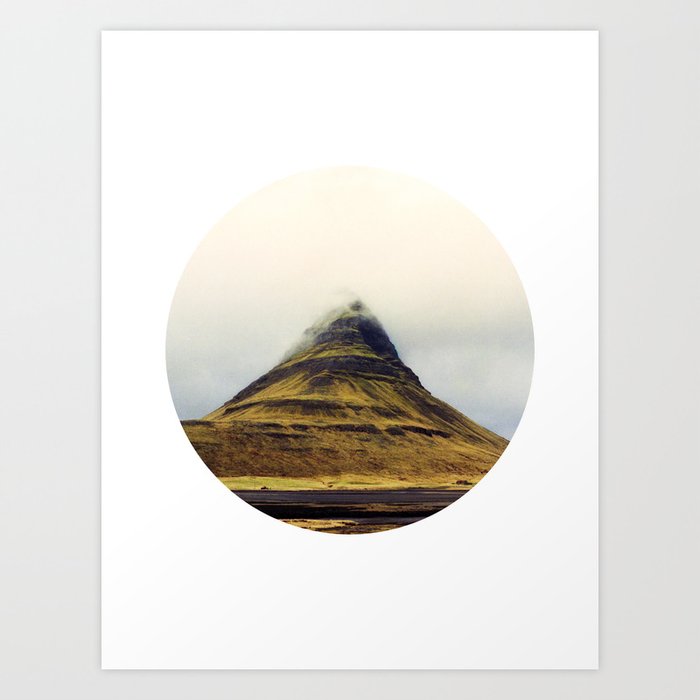 Iceland Landscape Photography, Kirkjufell Mountain Art Print
