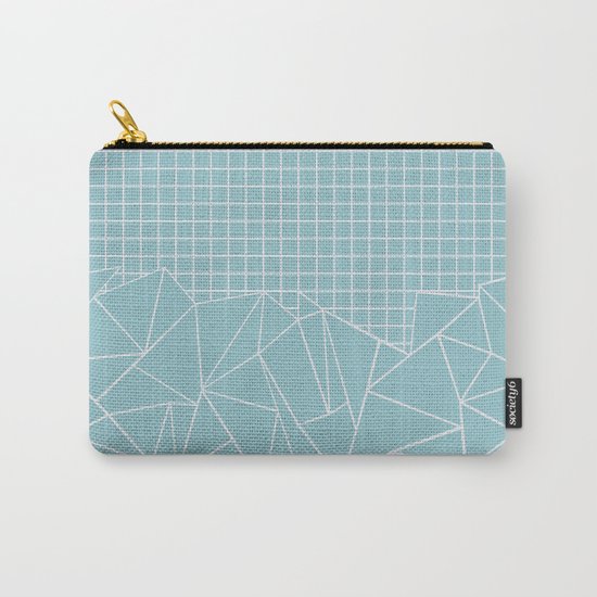 Ab Outline Grid Salty Carry-All Pouch
