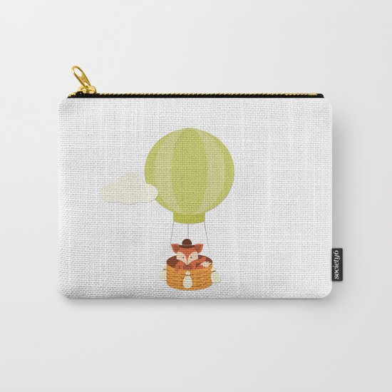 Flying fox 1 - Cute Animal illustration- #Fox on #Society6 Carry-All Pouch