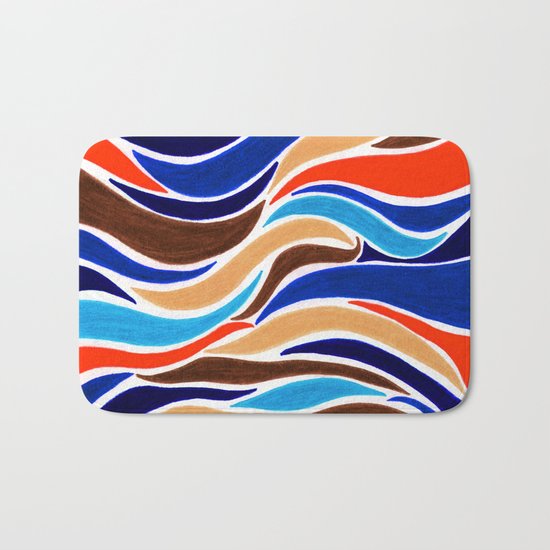 Waterfall of colors Bath Mat