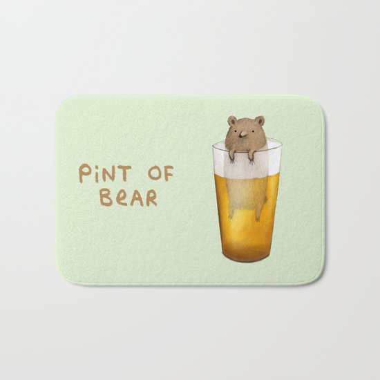 Pint of Bear Bath Mat