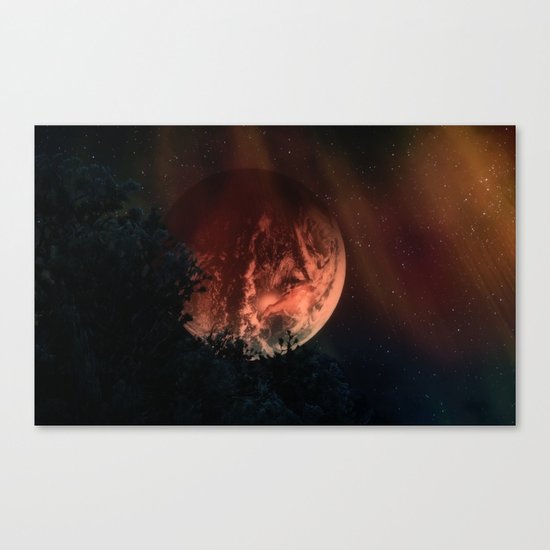 Lazy Earth Canvas Print