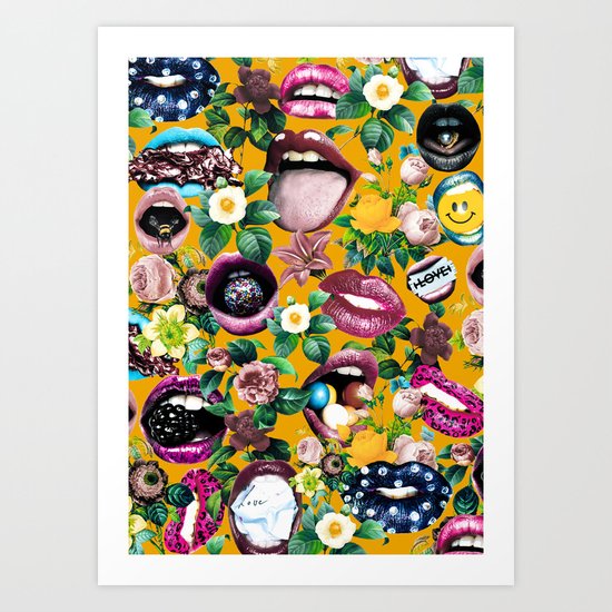 Sexy Floral Garden Art Print