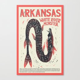 Arkansas White River Monster Canvas Print