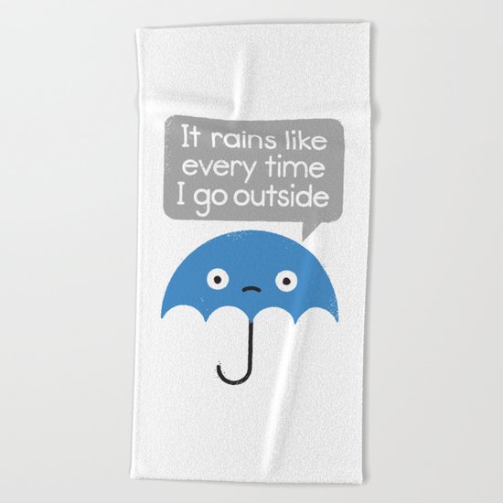 Umbrellativity Beach Towel