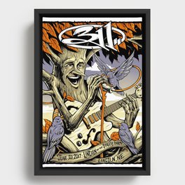 311 band on tour 2022 Framed Canvas