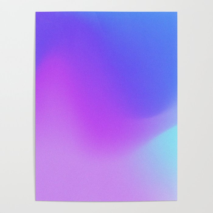 Gradient Minimal Purple Aesthetic Poster