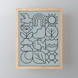 Harmony Grid Framed Mini Art Print