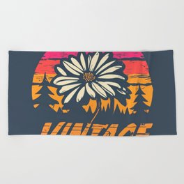 Vintage Beach Towel