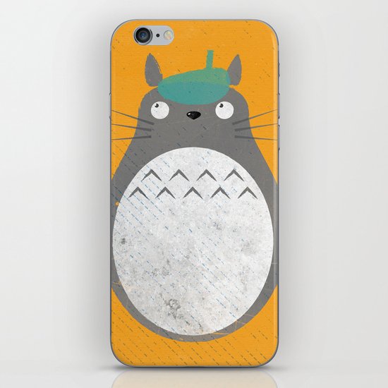 Homenaje a Totoro iPhone & iPod Skin