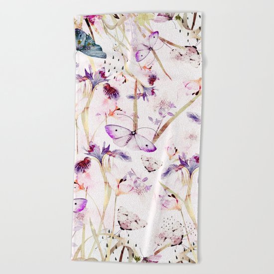 imagined plant Beach Towel