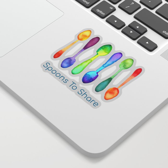 Spoons To Share Sticker