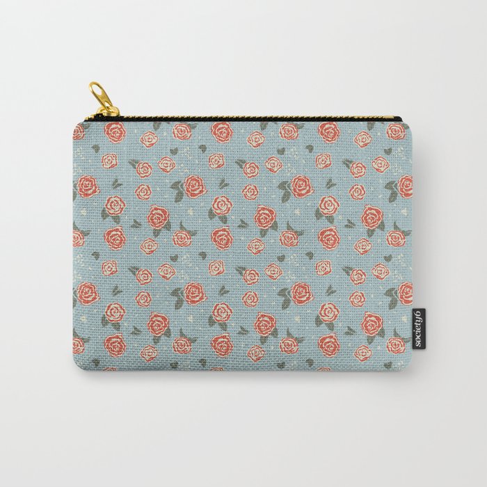 Rose Sprinkle Pattern By SalsySafrano. Carry-All Pouch