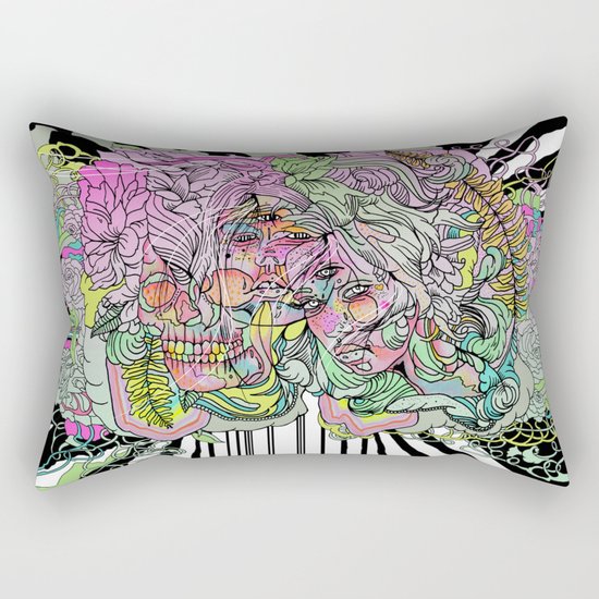 Lifetime of Goodbye Rectangular Pillow