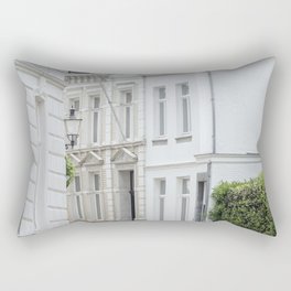 White Houses Cobblestone Street Maastricht Netherlands Rectangular Pillow