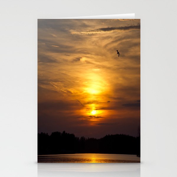 March Sunset 2013 Stationery Cards