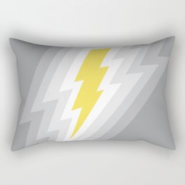 Illuminating Lightning Bolt Rectangular Pillow