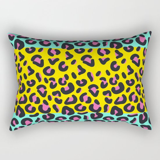 Abstract Leopard Pattern Rectangular Pillow