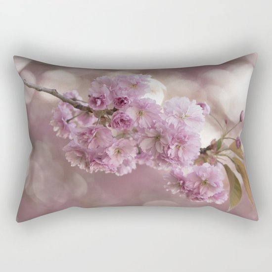 Japanese cherryblossoms in LOVE Rectangular Pillow