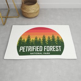 Petrified Forest National Park Area & Throw Rug