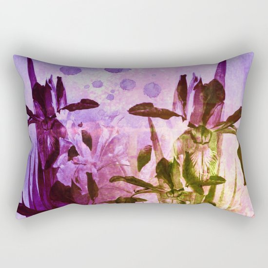 Iris and light Rectangular Pillow