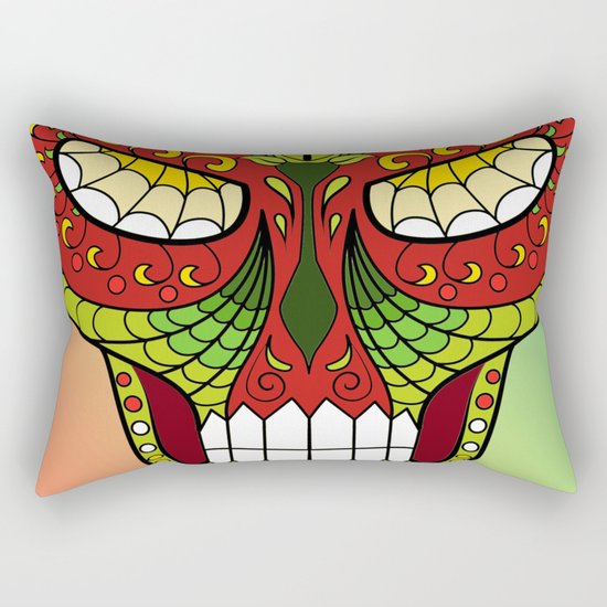 Sugar Skull #12 Rectangular Pillow