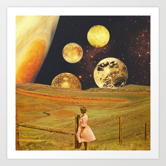 Jupiter field Art Print