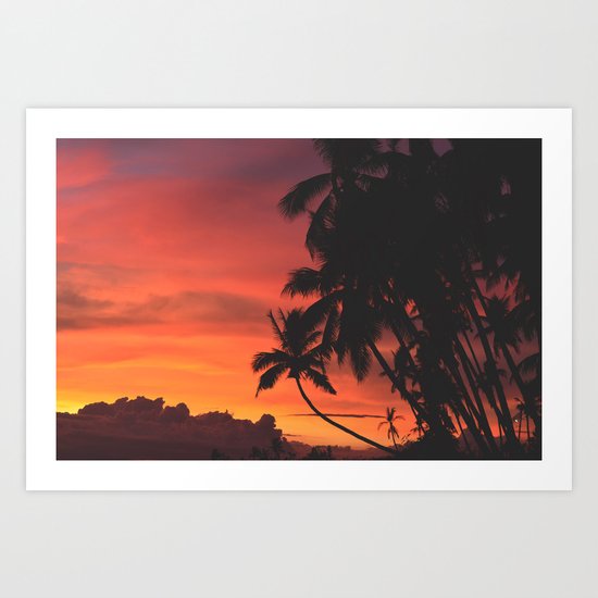 Palm Tree Majesty Art Print