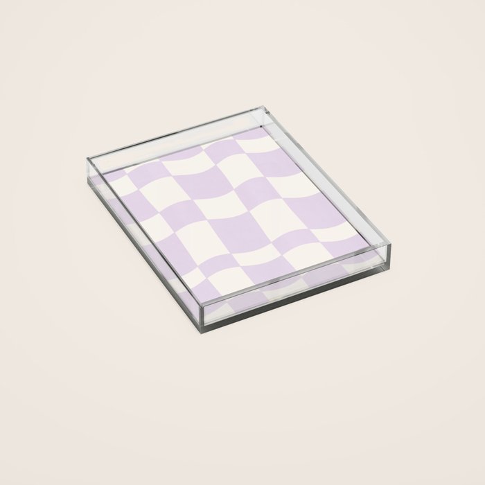 wavy check | lavender