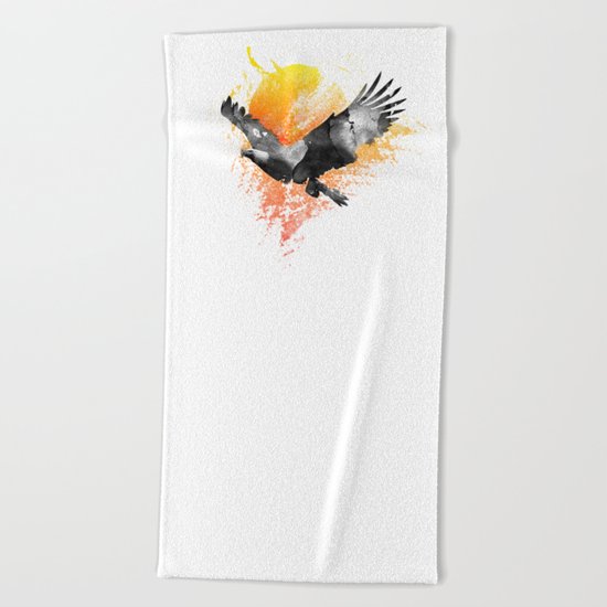 The Eagle that touched the Sun Beach Towel