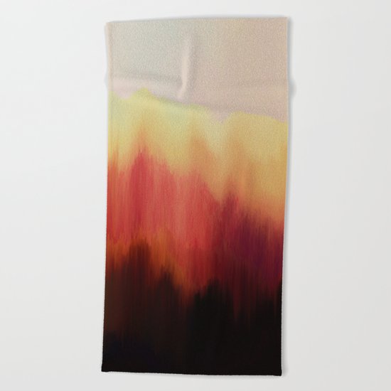 Forest Fire Beach Towel