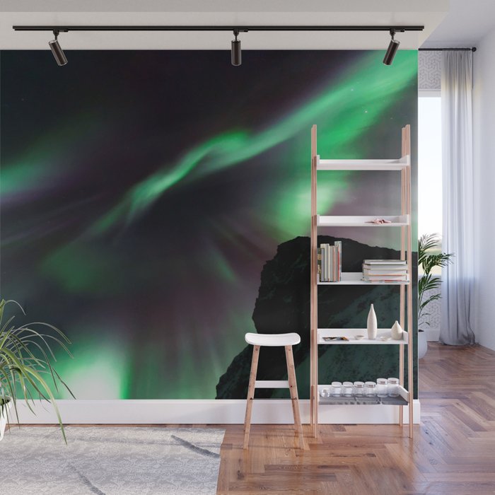 Northern Lights (Aurora Borealis) 11. Wall Mural by Alexandra_Arts