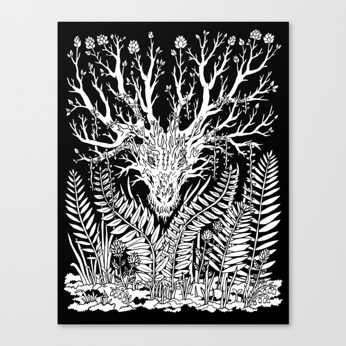 Forest Dragon Canvas Print