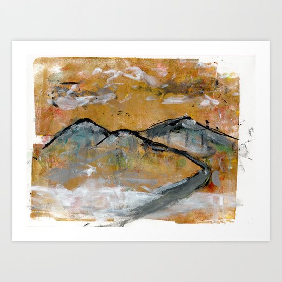 Mountains Art Print