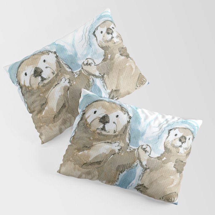 Sea otters Pillow Sham