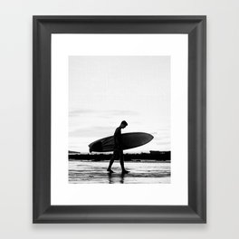 Surf Boy Framed Art Print