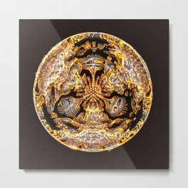 Golden Flower Metal Print | Cymatics, Graphicdesign, Cymatics Art, Colors And Energy, Vibrational Art, Holographic Sound, Water, Sound Art, Frequencies, Sound Waves 
