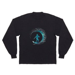 Surfer on the wave Long Sleeve T-shirt