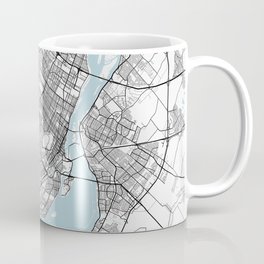 Montreal City Map of Canada - Circle Coffee Mug