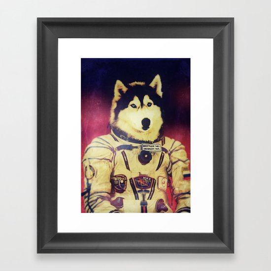 Cosmonaut K9 Framed Art Print