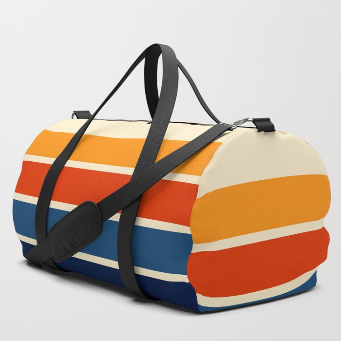 Classic Retro Stripes Duffle Bag