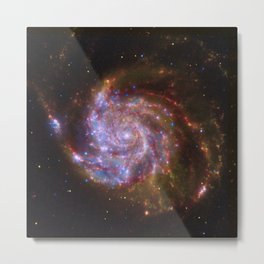 Pinwheel Galaxy Metal Print | Spiralgalaxy, Ngc5457, M101, Outerspace, Space, Bright, Colorful, Photo, Galaxy, Pinwheelgalaxy 