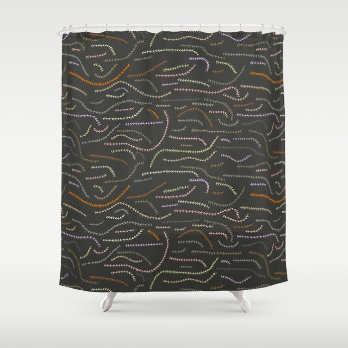 worms Shower Curtain