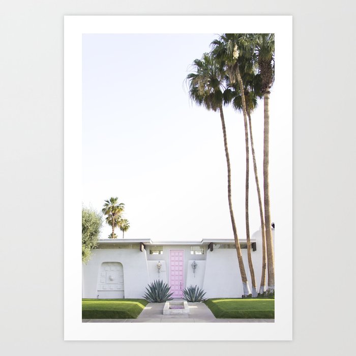 That Pink Door, Palm Springs Art Print